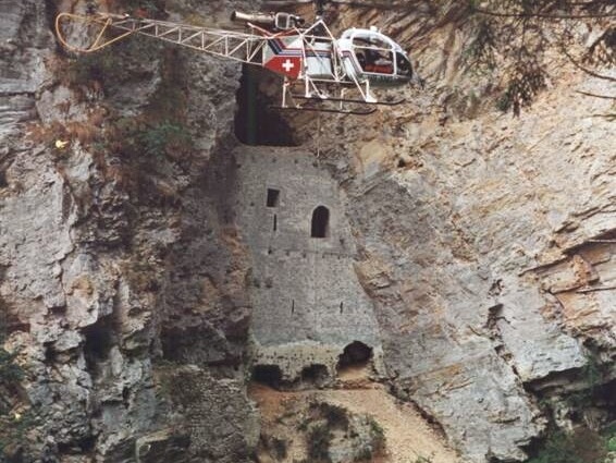 Sanierung Burgruine Rappenstein - 1989/1990