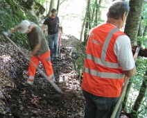 Arbeitseinsatz Holcim - Zugangsweg&hellip;