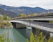 Rheinbrücke (Strasse u. Schiene)