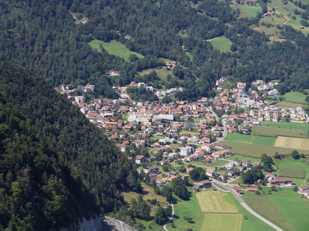Luftaufnahmen von Untervaz